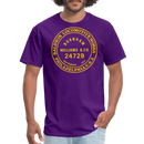 Baldwin Locomotive Works Builder's Plate Burnham - Unisex Classic T-Shirt - purple