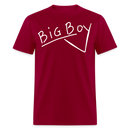 UP Big Boy Chalk Scrawl - Unisex Classic T-Shirt - dark red