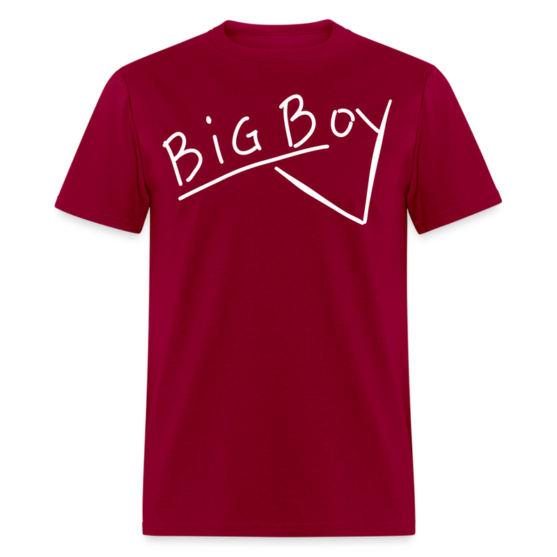 UP Big Boy Chalk Scrawl - Unisex Classic T-Shirt - dark red