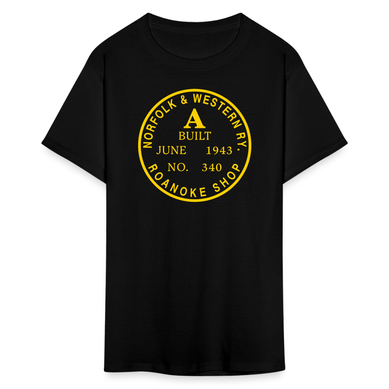 Norfolk & Western Class A Builder's Plate - Unisex Classic T-Shirt - black