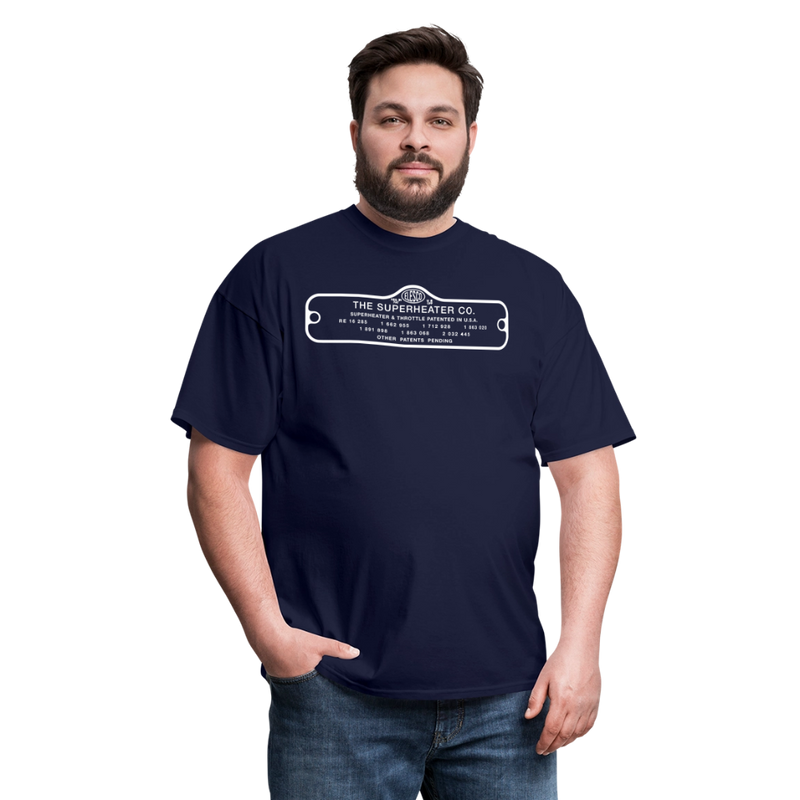 The Superheater Co Contoured - Unisex Classic T-Shirt - navy