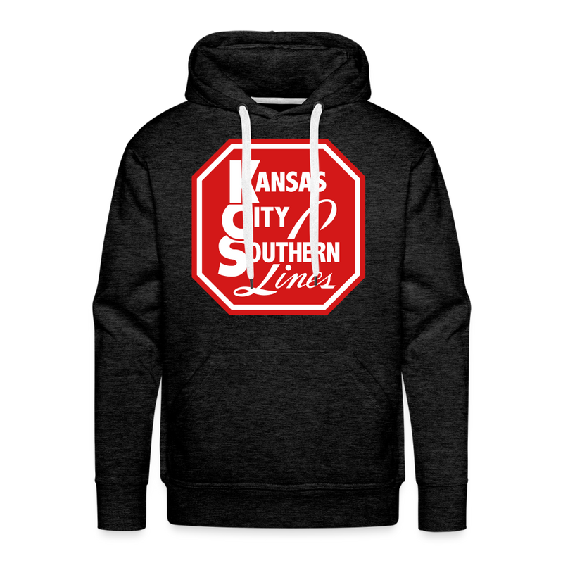 Kansas City Southern Lines - Men’s Premium Hoodie - charcoal grey