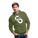 C and O Logo - Men’s Premium Hoodie - olive green