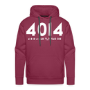 Union Pacific Big Boy 4014 Cab Info Dark - Men’s Premium Hoodie - burgundy