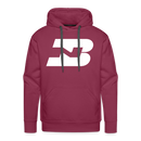 Burlington Northern - Men’s Premium Hoodie - burgundy