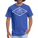 Lima Builder's Plate White Print - Unisex Classic T-Shirt - royal blue