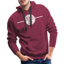Atlantic Coast Line - Men’s Premium Hoodie - burgundy