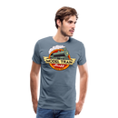 Model Train Stuff - Men's Premium T-Shirt - steel blue