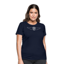 Pennsylvania Streamlined K4 Wings Herald - Women's T-Shirt - navy