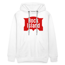 Rock Island Logo - Men’s Premium Hoodie - white