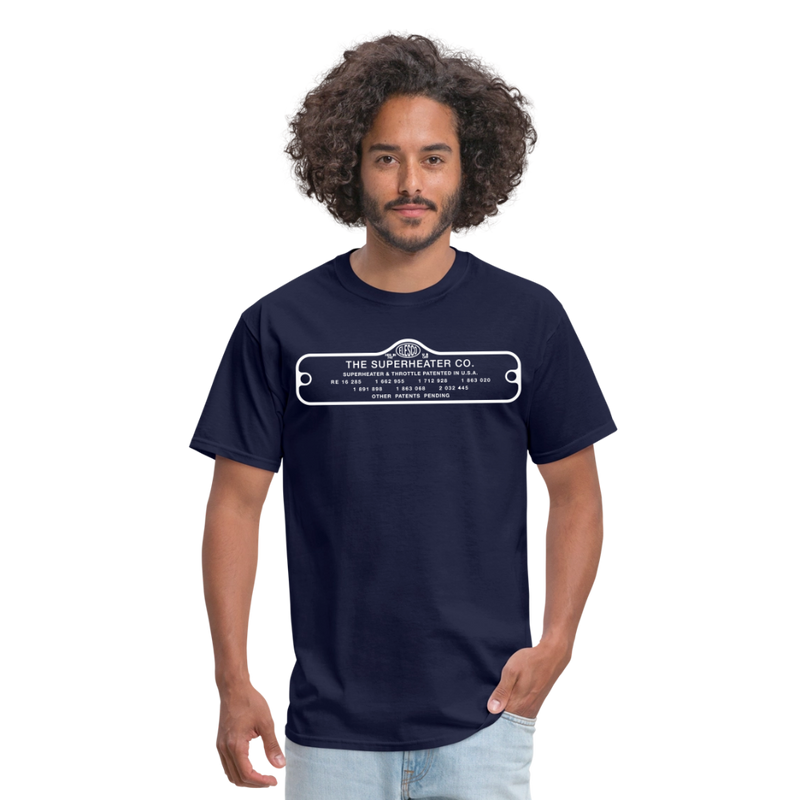 The Superheater Co Contoured - Unisex Classic T-Shirt - navy