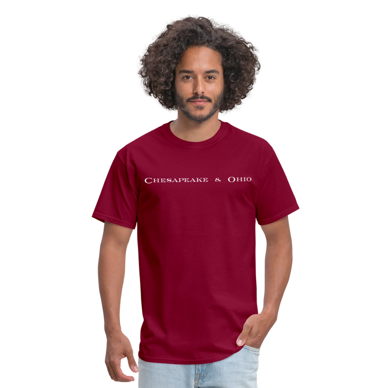 Chesapeake & Ohio - Unisex Classic T-Shirt - burgundy