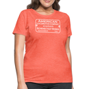 ALCO Builder's Plate - Women's T-Shirt - heather coral