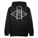 Lima Builder's Plate White Print - Men’s Premium Hoodie - charcoal grey