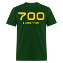 SP&S 700 Cab Info - Unisex Classic T-Shirt - forest green