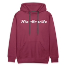Rio Grande - Men’s Premium Hoodie - burgundy