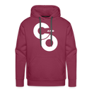 C and O Logo - Men’s Premium Hoodie - burgundy