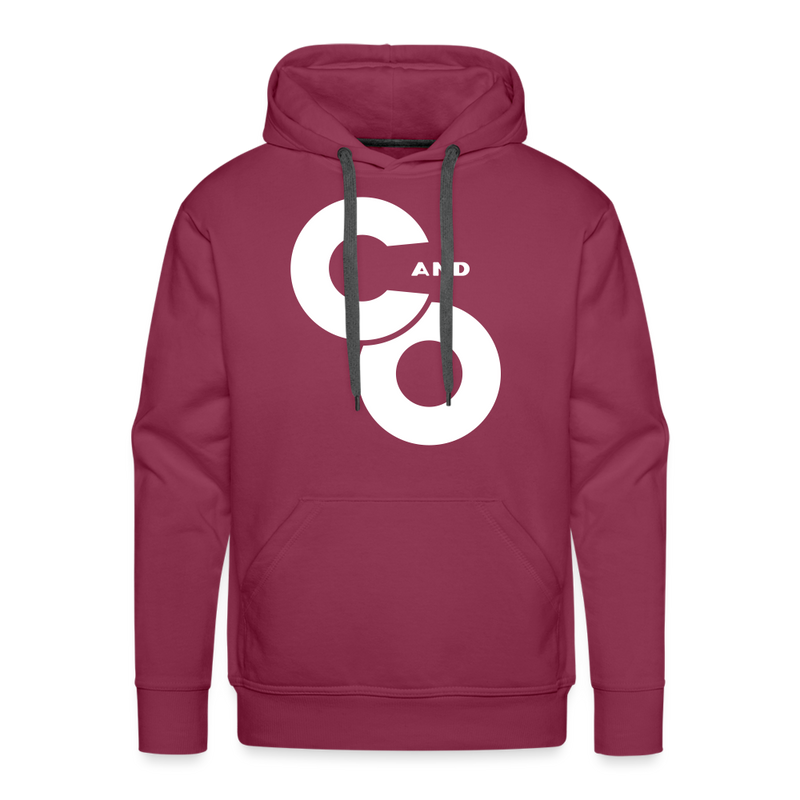 C and O Logo - Men’s Premium Hoodie - burgundy