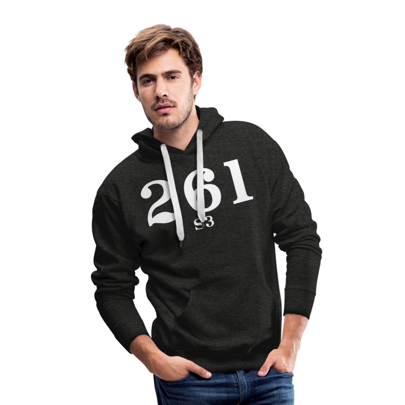 Milwaukee Road S3 Cab Info - Men’s Premium Hoodie - charcoal grey