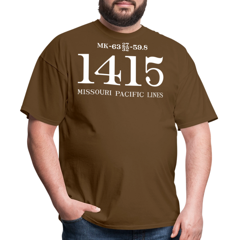 Missouri Pacific Lines Cab Info - Unisex Classic T-Shirt - brown
