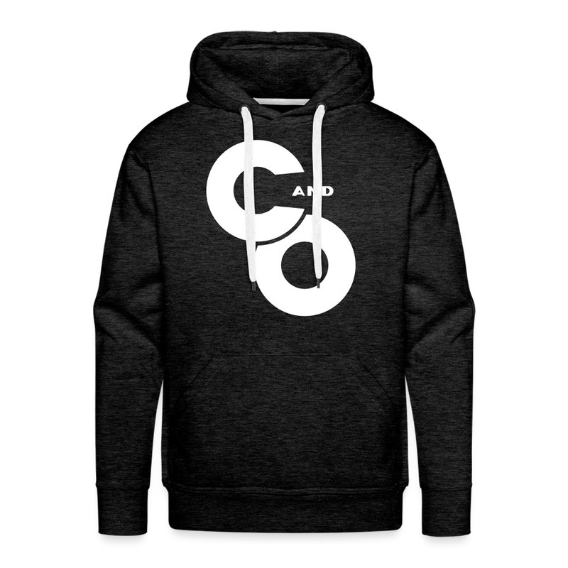 C and O Logo - Men’s Premium Hoodie - charcoal grey