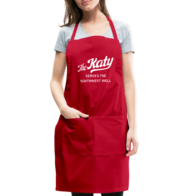 The Katy Serves the Southwest Well - Adjustable Apron - red