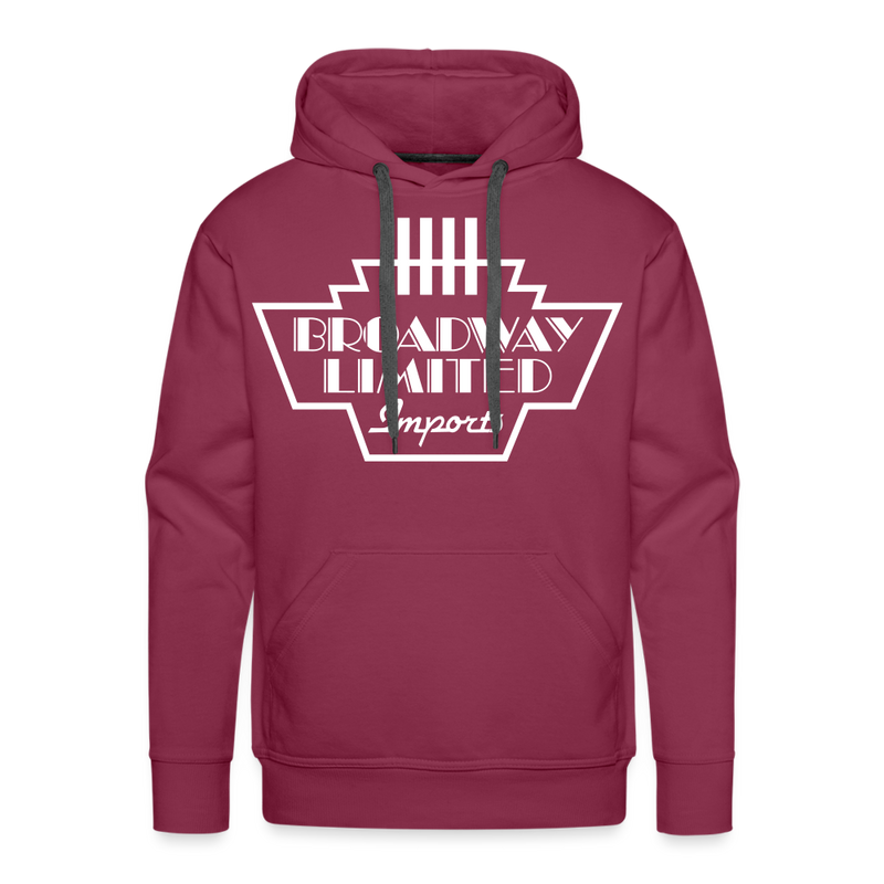 Broadway Limited Imports Logo - Men’s Premium Hoodie - burgundy