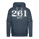 Milwaukee Road S3 Cab Info - Men’s Premium Hoodie - heather denim