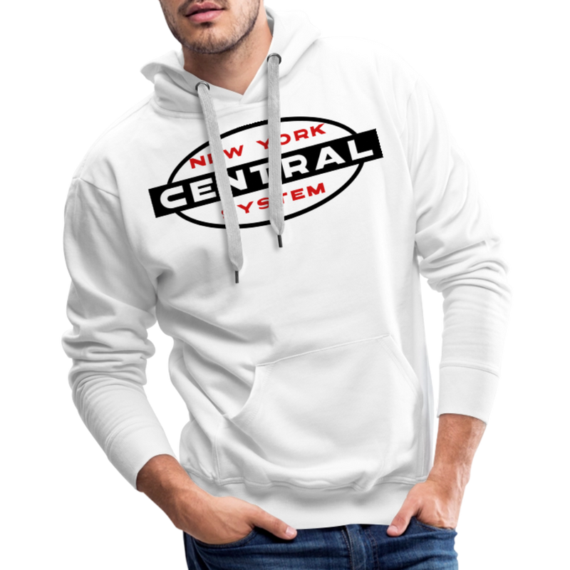 New York Central System - Men’s Premium Hoodie - white