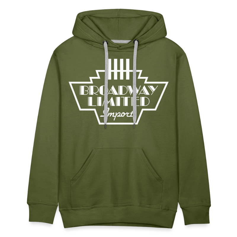 Broadway Limited Imports Logo - Men’s Premium Hoodie - olive green