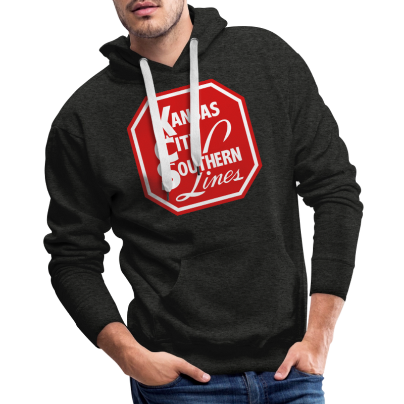 Kansas City Southern Lines - Men’s Premium Hoodie - charcoal grey