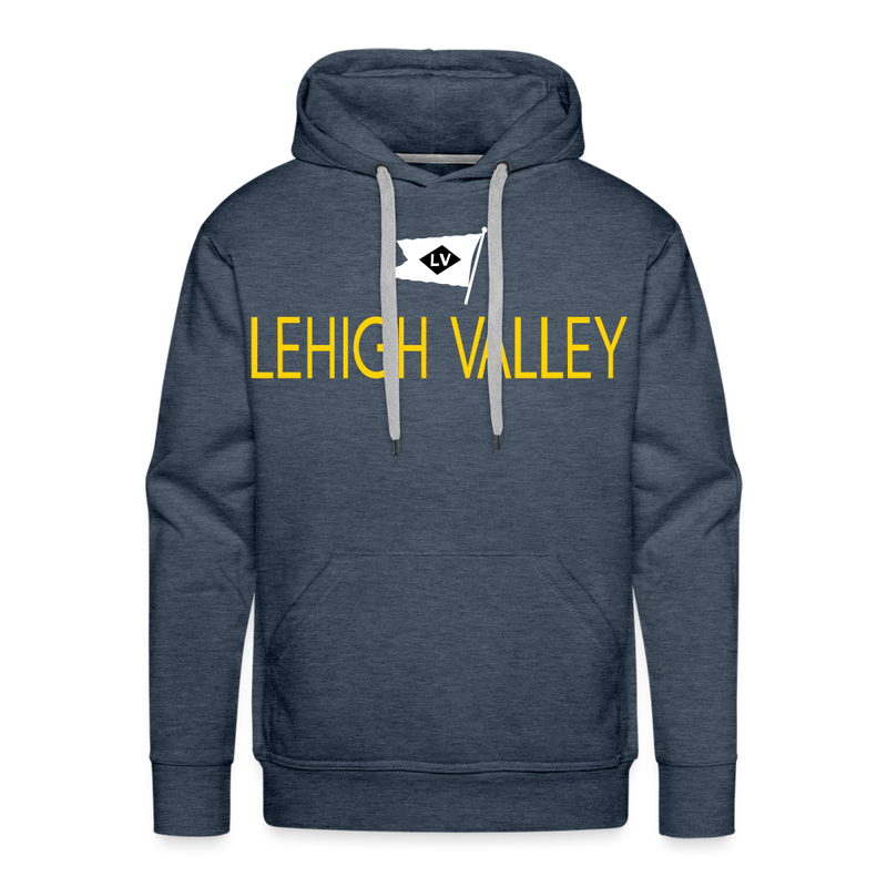 Lehigh Valley - Men’s Premium Hoodie - heather denim