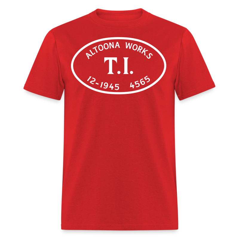 Altoona Works PRR T1 Builder's Plate - Unisex Classic T-Shirt - red