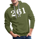 Milwaukee Road S3 Cab Info - Men’s Premium Hoodie - olive green