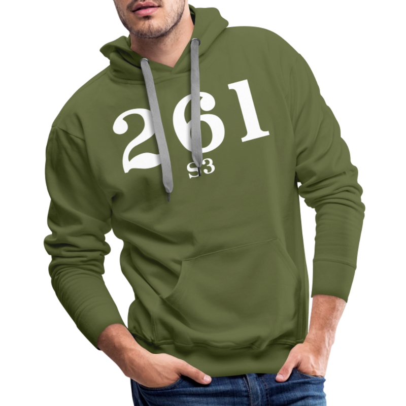 Milwaukee Road S3 Cab Info - Men’s Premium Hoodie - olive green