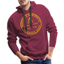 Norfolk & Western Class A Builder's Plate - Men’s Premium Hoodie - burgundy