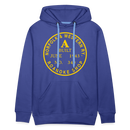 Norfolk & Western Class A Builder's Plate - Men’s Premium Hoodie - royal blue