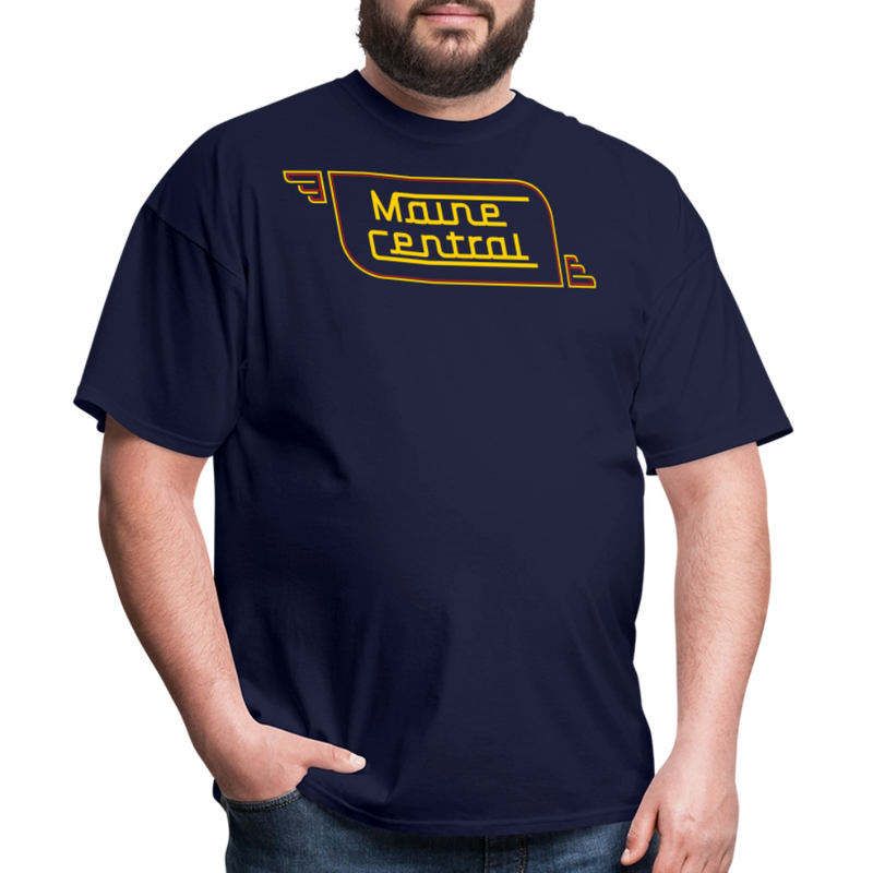 Maine Central Logo - Unisex Classic T-Shirt - navy