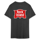 Rock Island Logo - Unisex Classic T-Shirt - heather black