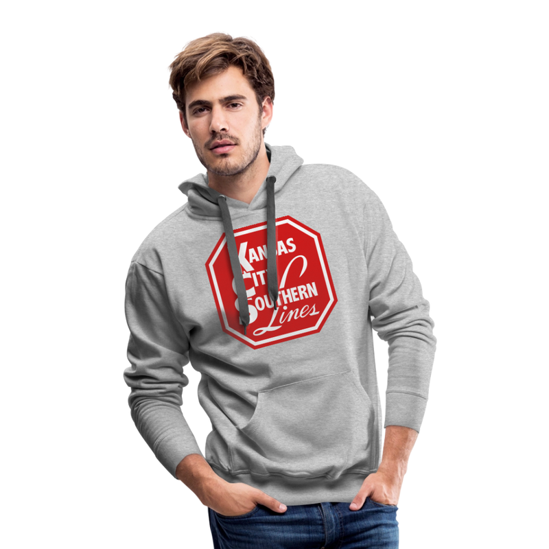 Kansas City Southern Lines - Men’s Premium Hoodie - heather grey