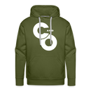 C and O Logo - Men’s Premium Hoodie - olive green
