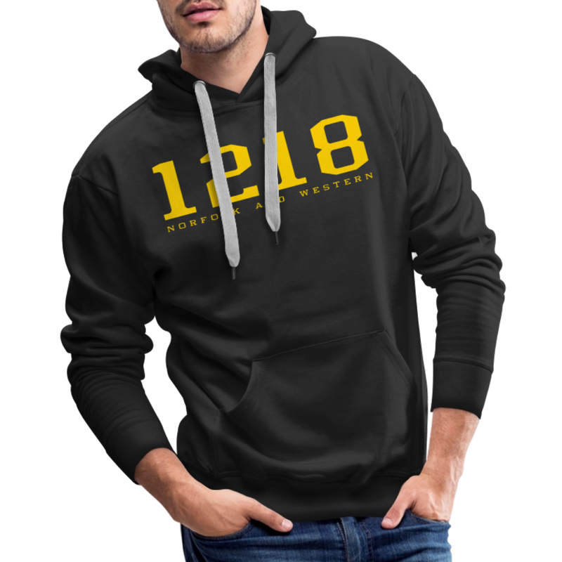 Norfolk and Western 1218 - Men’s Premium Hoodie - black