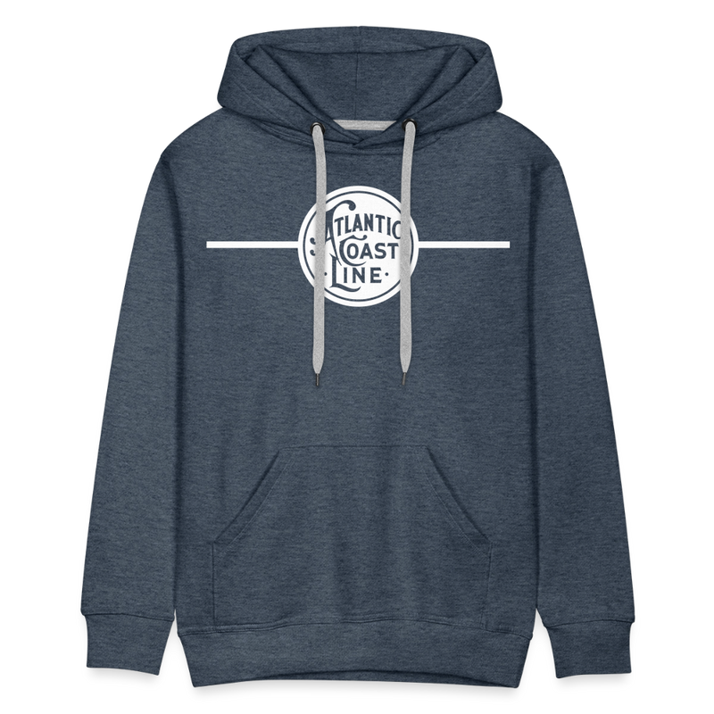 Atlantic Coast Line - Men’s Premium Hoodie - heather denim