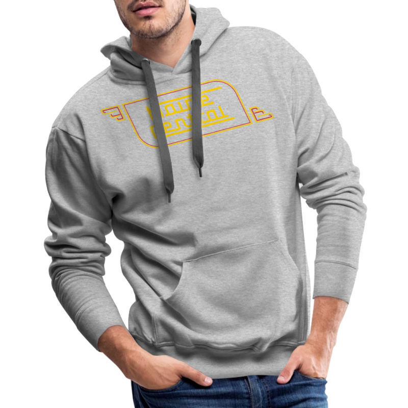 Maine Central Logo - Men’s Premium Hoodie - heather grey