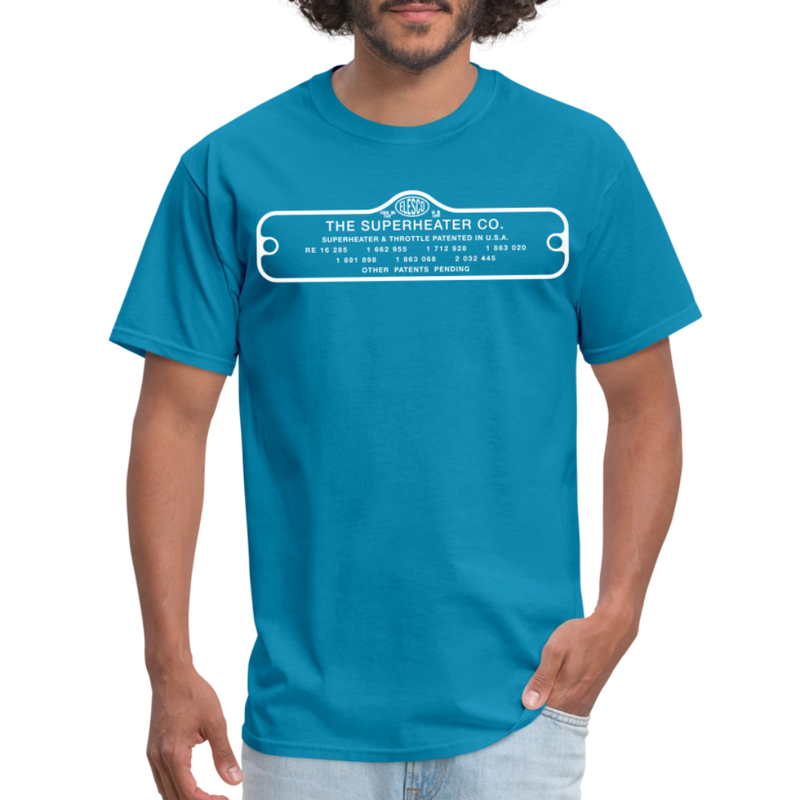 The Superheater Co Contoured - Unisex Classic T-Shirt - turquoise