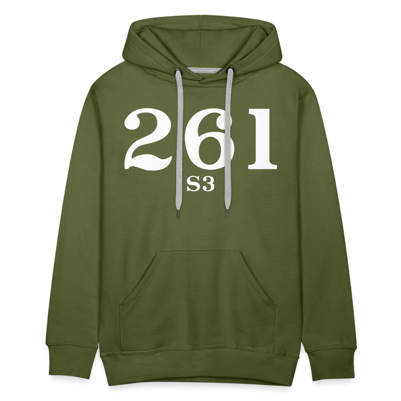 Milwaukee Road S3 Cab Info - Men’s Premium Hoodie - olive green