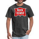 Rock Island Logo - Unisex Classic T-Shirt - heather black