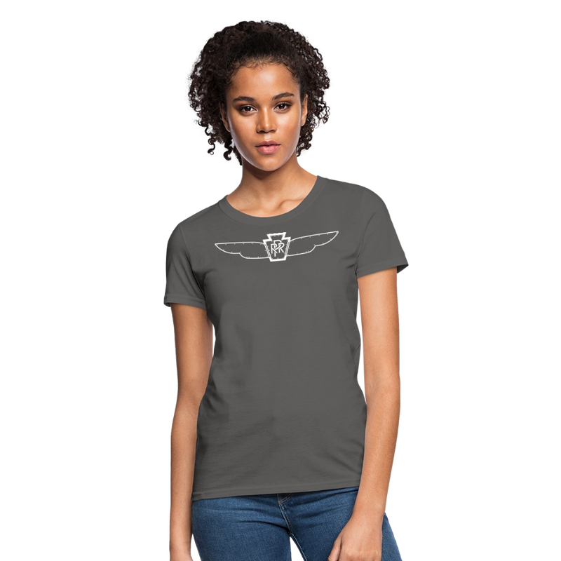 Pennsylvania Streamlined K4 Wings Herald - Women's T-Shirt - charcoal