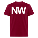 Norfolk & Western NW - Unisex Classic T-Shirt - burgundy