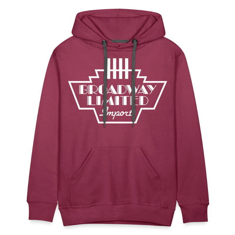 Broadway Limited Imports Logo - Men’s Premium Hoodie - burgundy